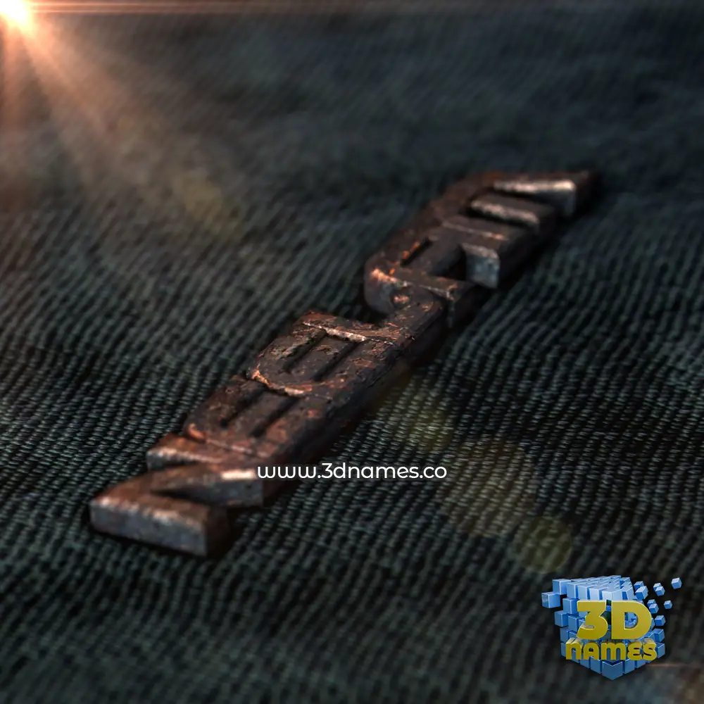 neelam in Rusty Metal style - 3D name wallpaper