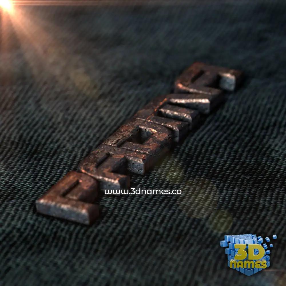 padma in Rusty Metal style - 3D name wallpaper