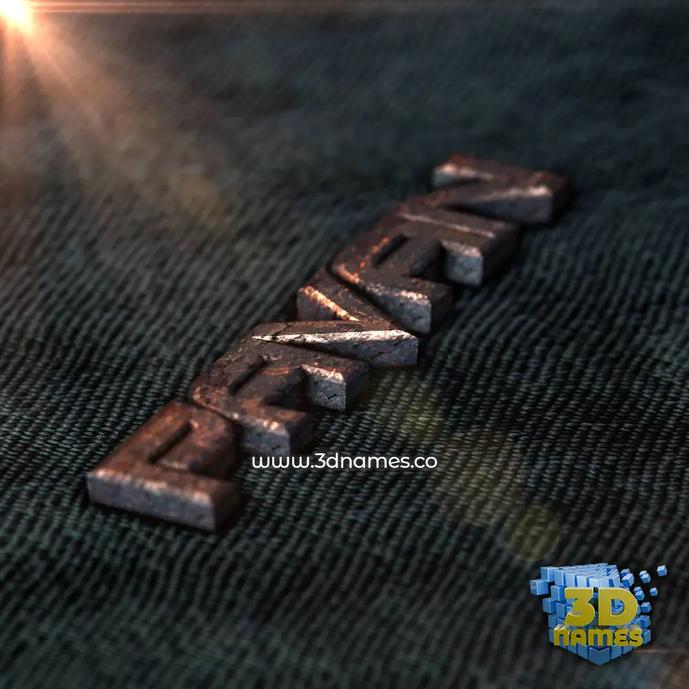 pavan in Rusty Metal style - 3D name wallpaper