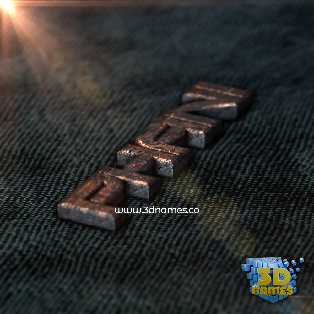 phani in Rusty Metal style - 3D name wallpaper