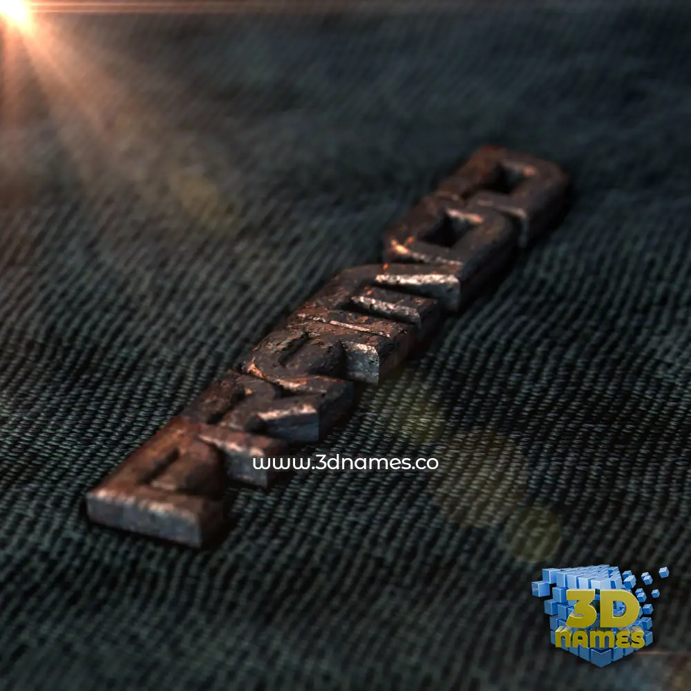 pramod in Rusty Metal style - 3D name wallpaper