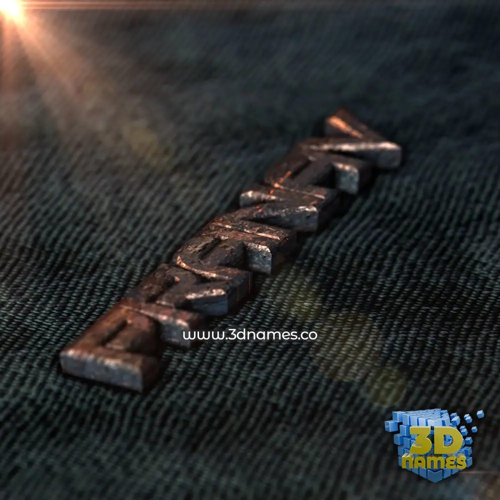 pranav in Rusty Metal style - 3D name wallpaper