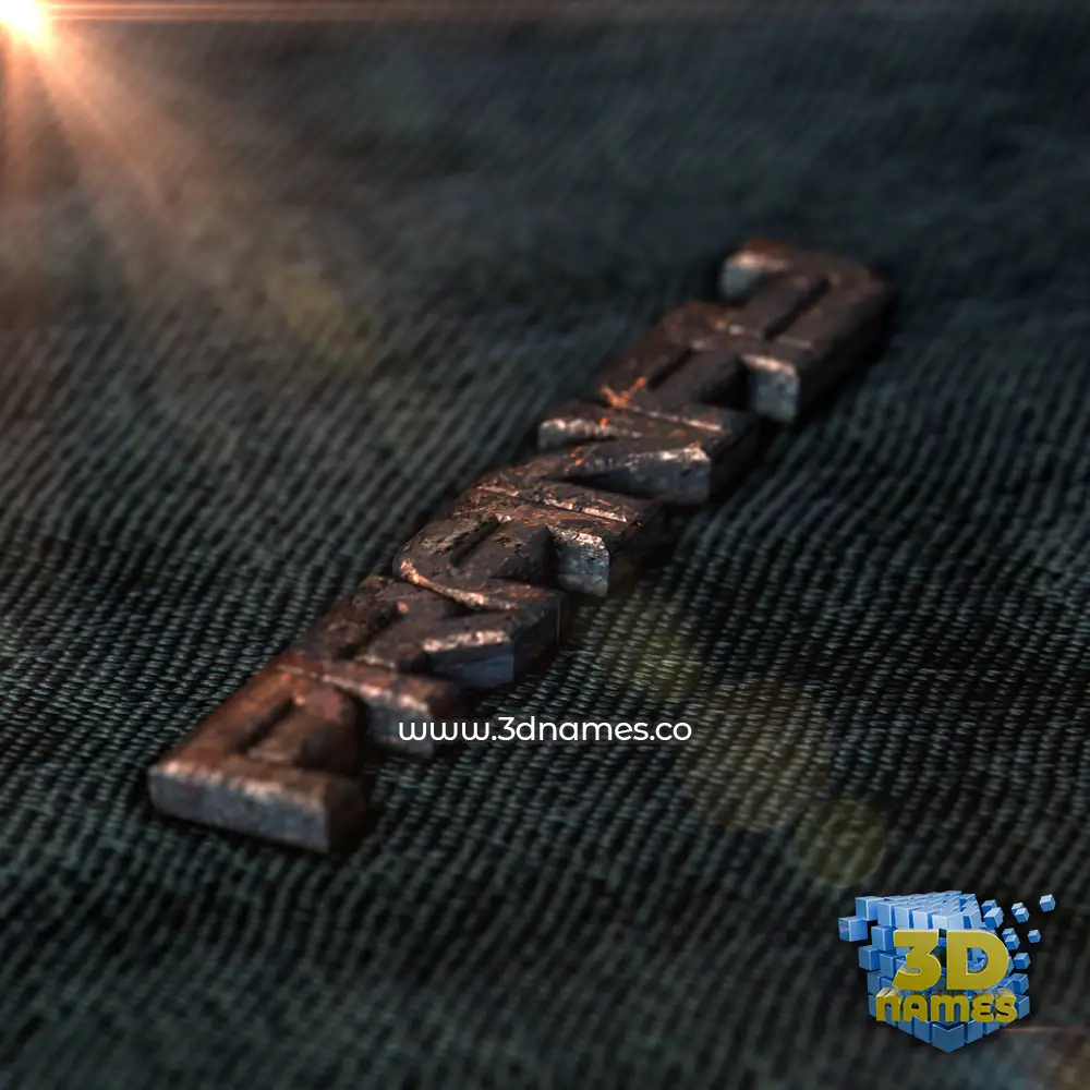pranay in Rusty Metal style - 3D name wallpaper