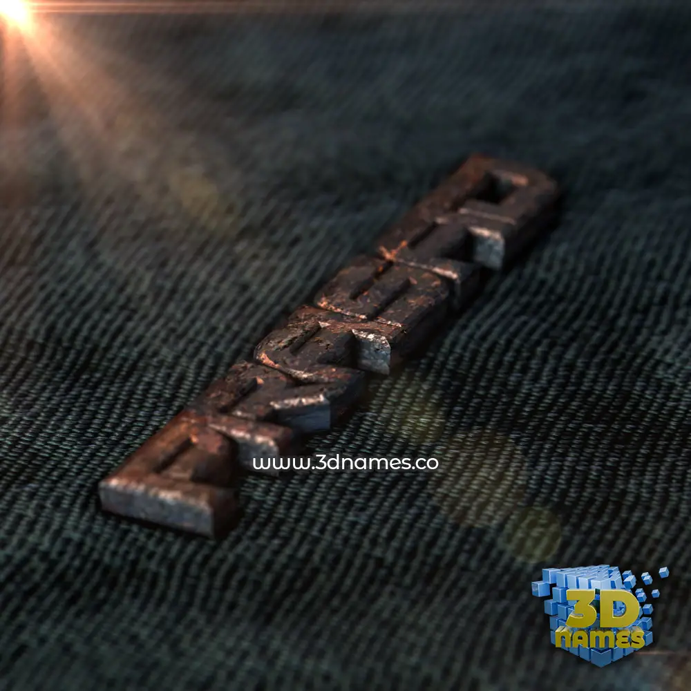 prasad in Rusty Metal style - 3D name wallpaper