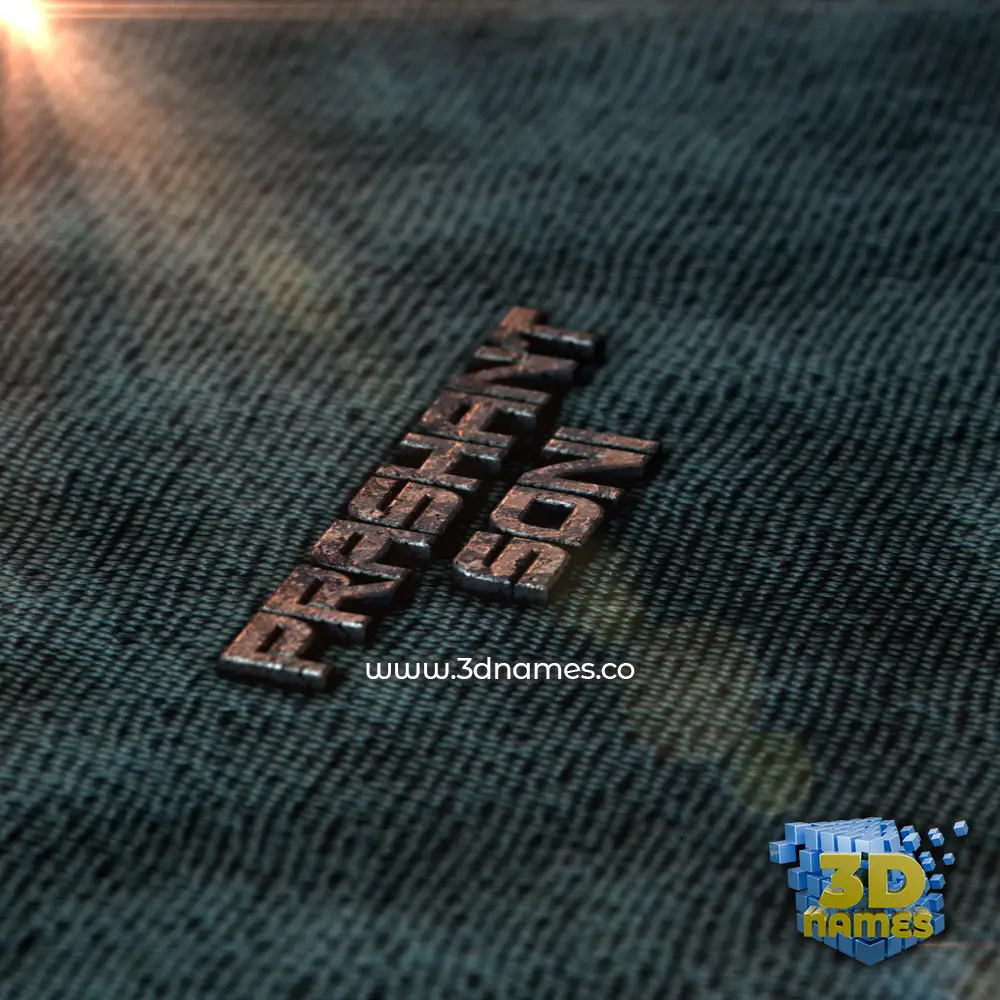 prashant soni in Rusty Metal style - 3D name wallpaper