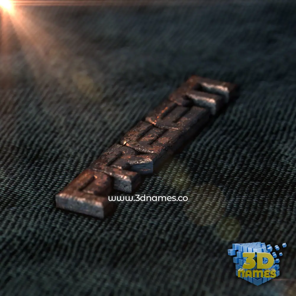 preeti in Rusty Metal style - 3D name wallpaper