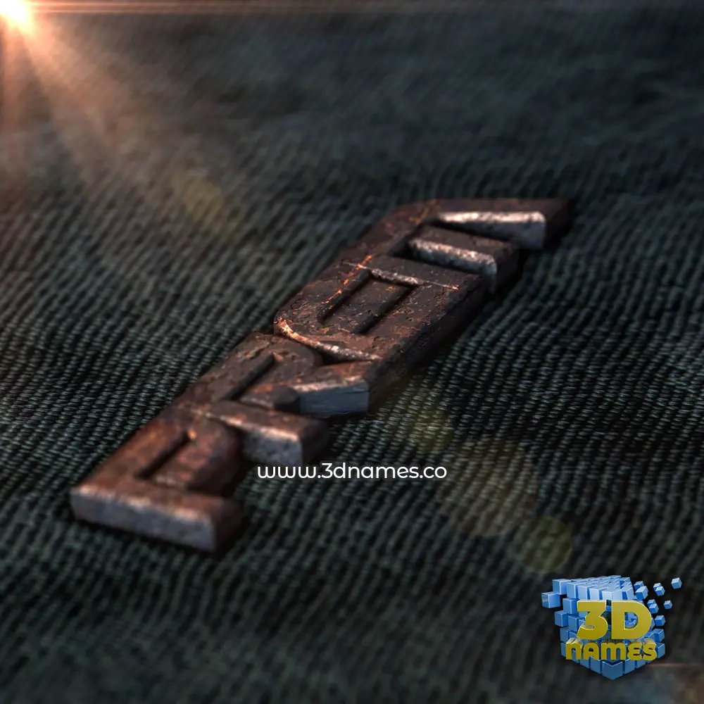 prem in Rusty Metal style - 3D name wallpaper