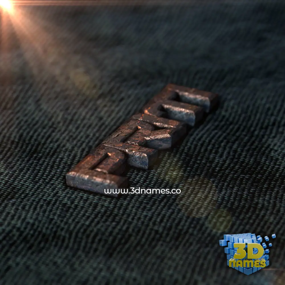 priti in Rusty Metal style - 3D name wallpaper
