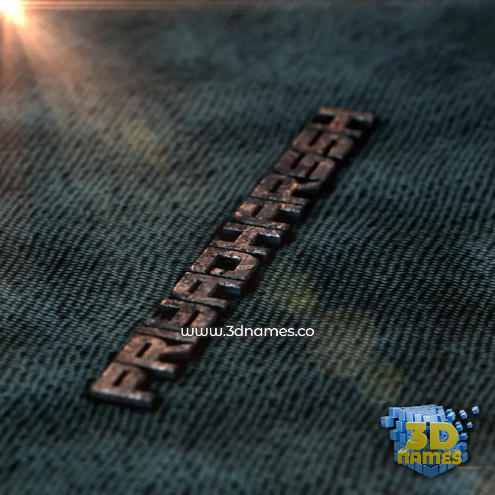 priyadharssh in Rusty Metal style - 3D name wallpaper