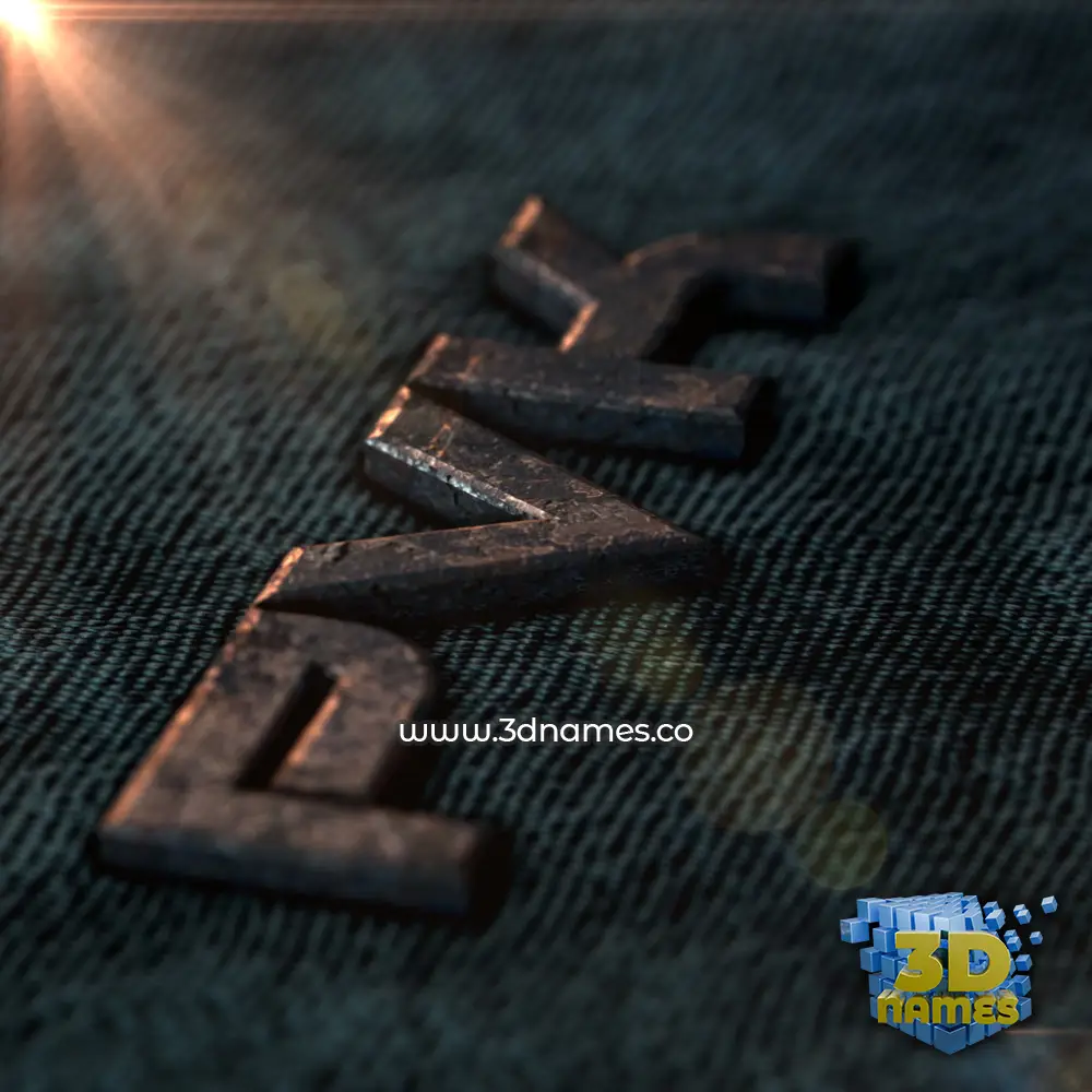 pvk in Rusty Metal style - 3D name wallpaper