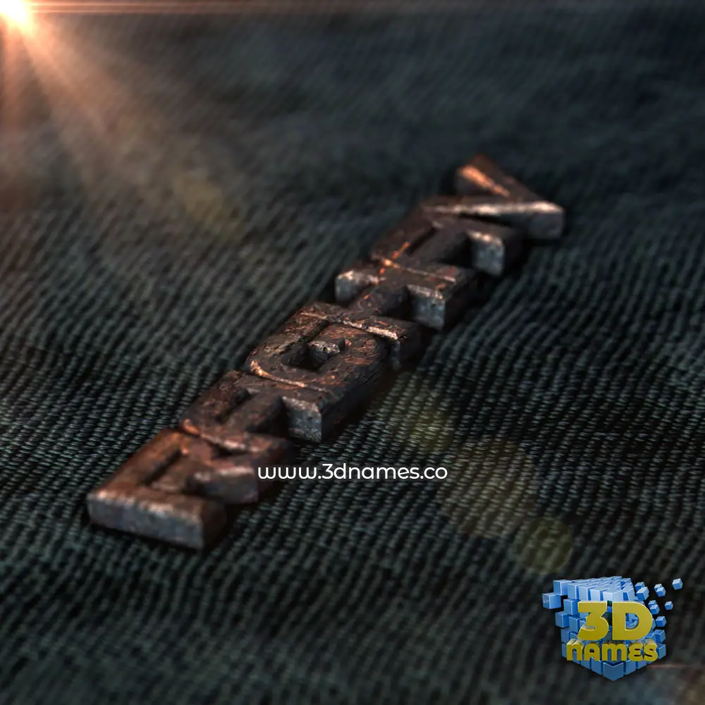 raghav in Rusty Metal style - 3D name wallpaper