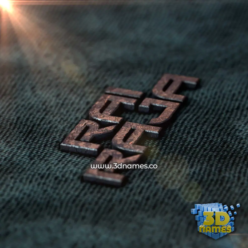 rai raja in Rusty Metal style - 3D name wallpaper