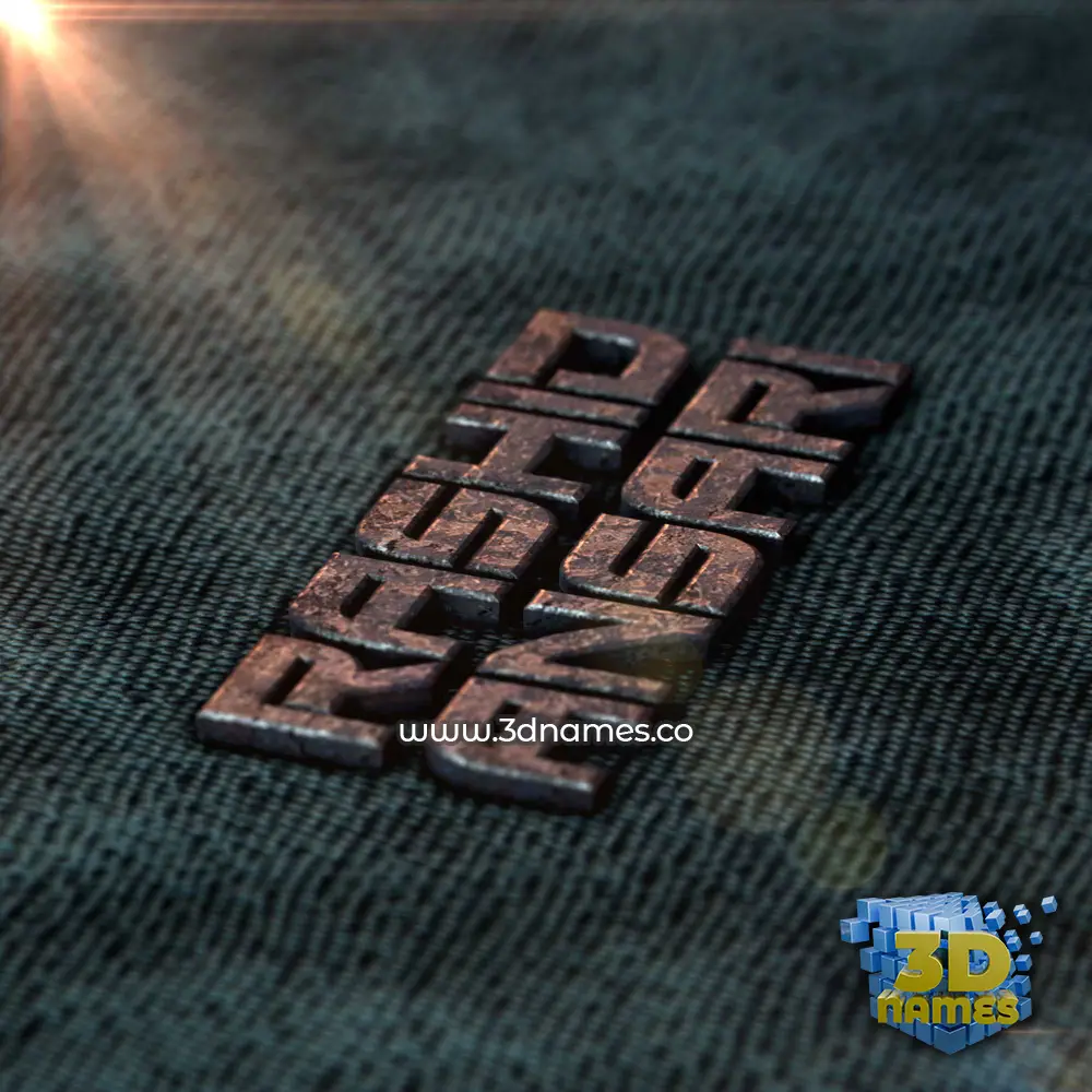 rashid ansari in Rusty Metal style - 3D name wallpaper