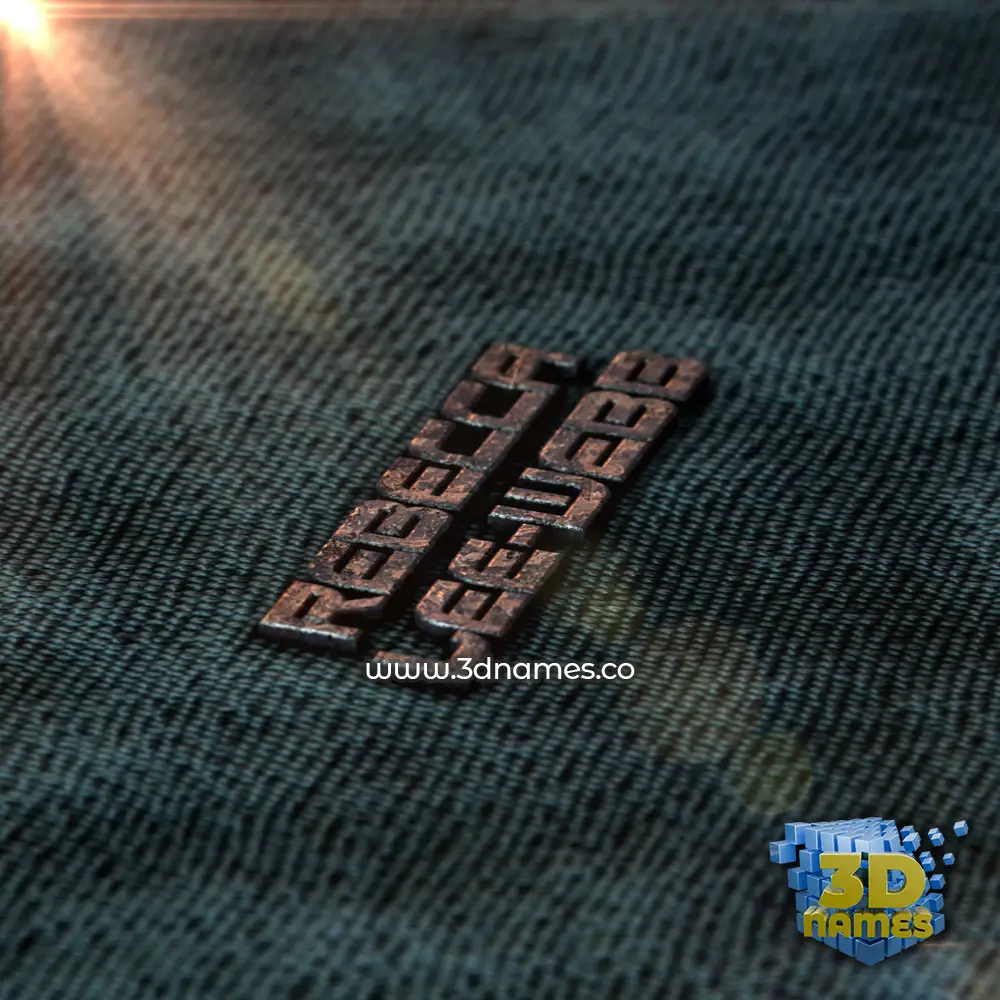 rebecca lee-webb in Rusty Metal style - 3D name wallpaper