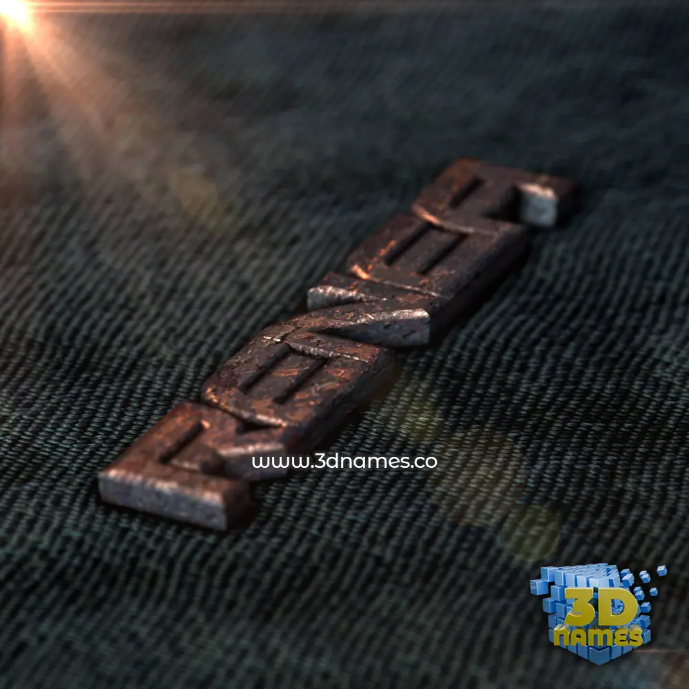 renea in Rusty Metal style - 3D name wallpaper