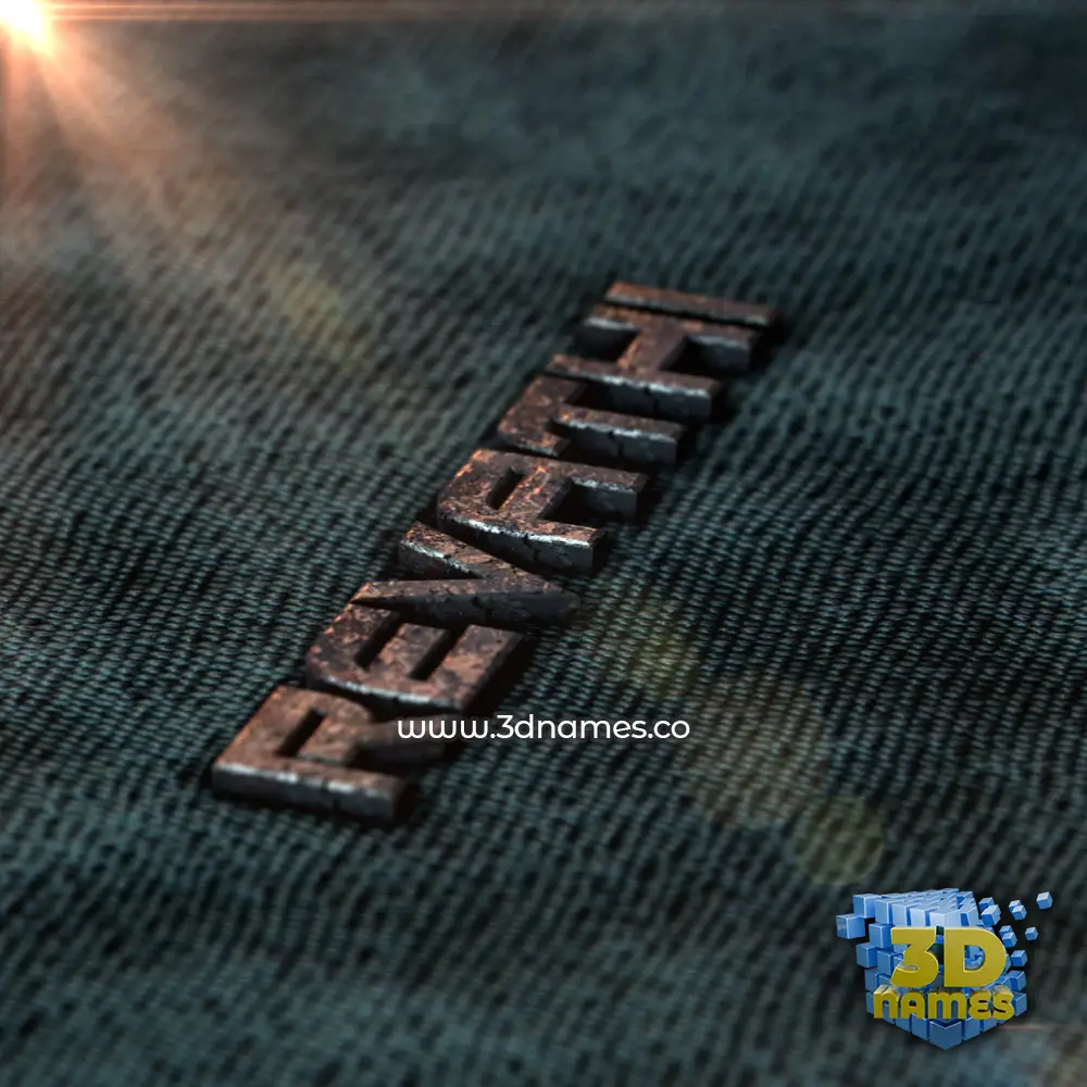 revathi in Rusty Metal style - 3D name wallpaper