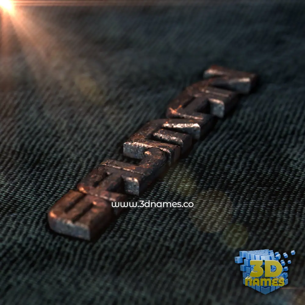 salman in Rusty Metal style - 3D name wallpaper