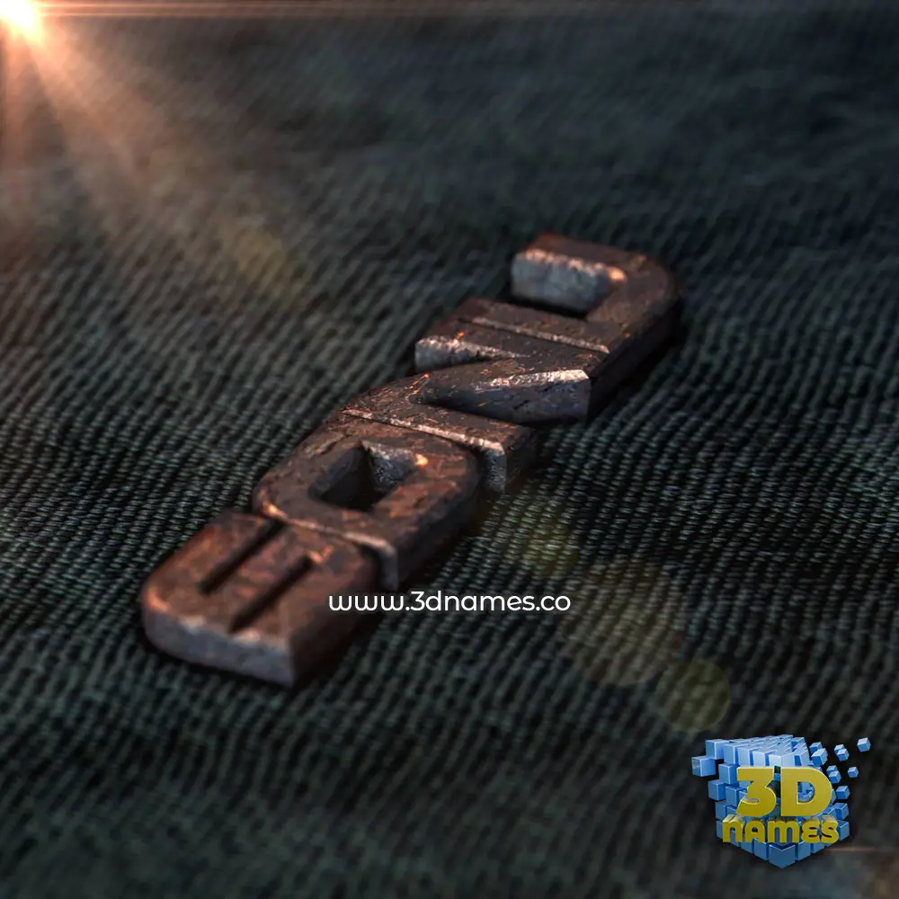 sonu in Rusty Metal style - 3D name wallpaper