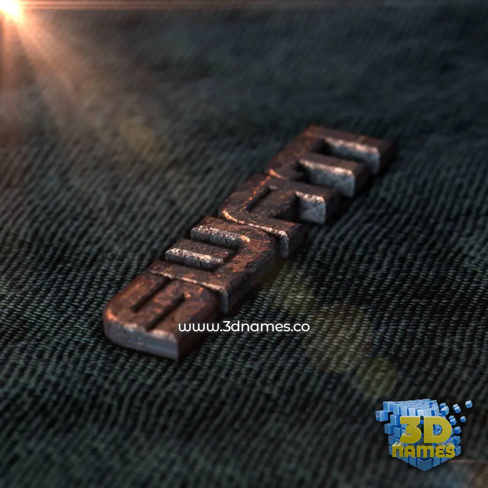 swati in Rusty Metal style - 3D name wallpaper