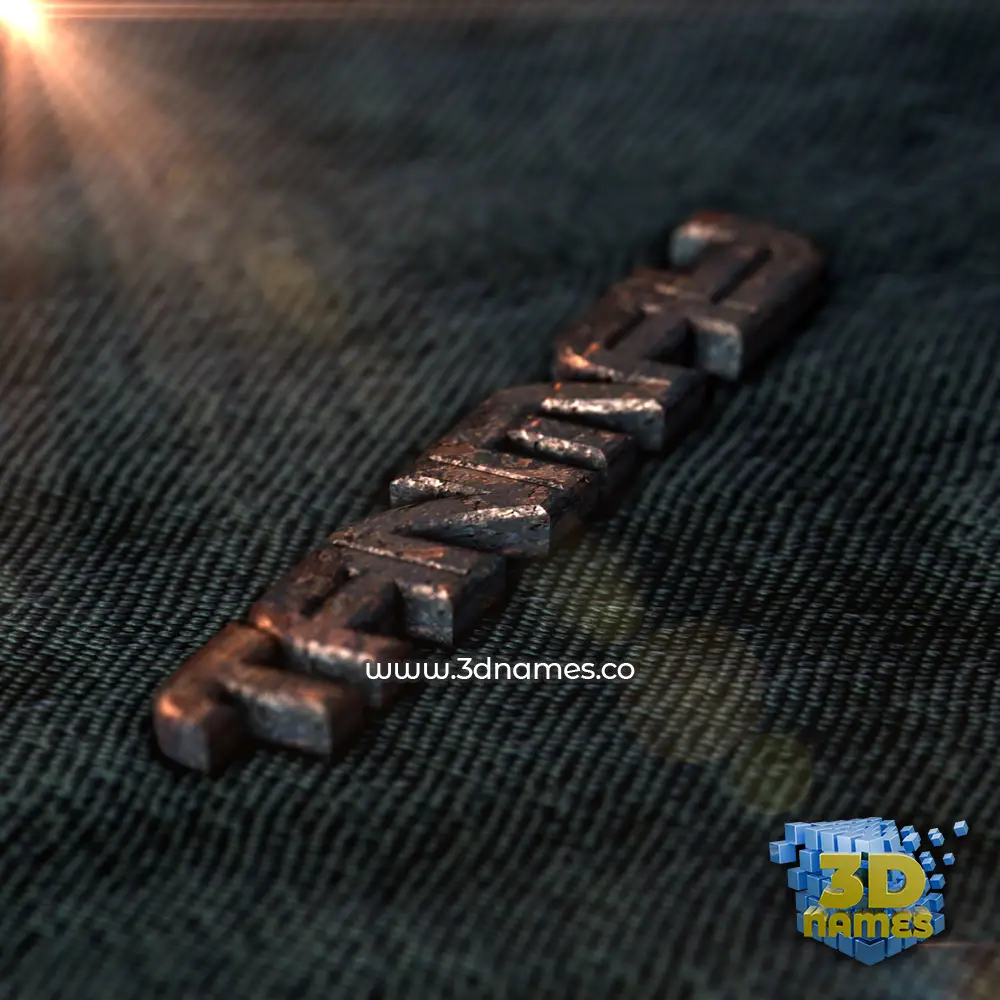 tanmay in Rusty Metal style - 3D name wallpaper