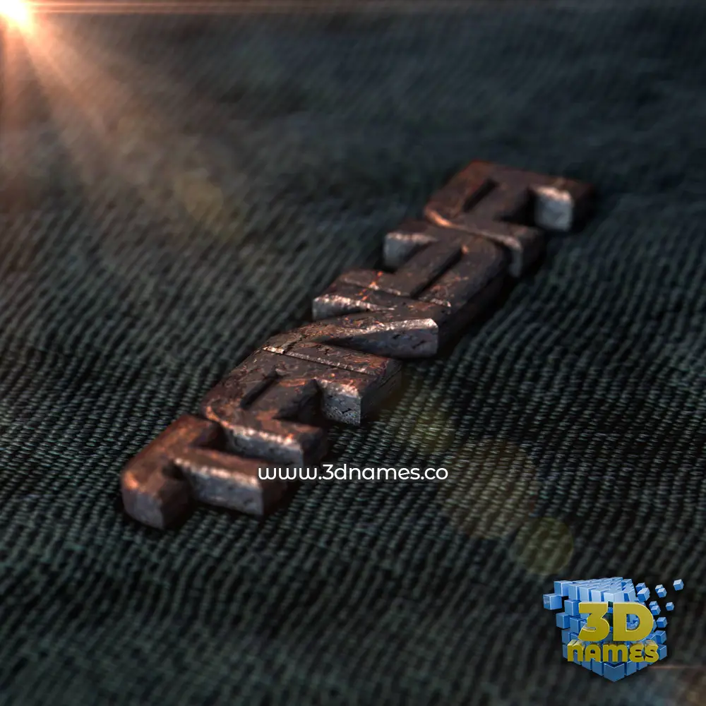 tanya in Rusty Metal style - 3D name wallpaper
