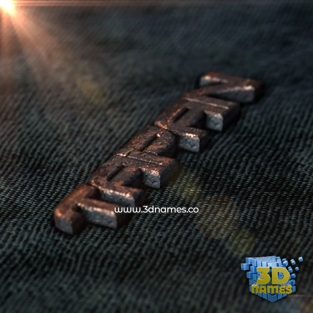 tapan in Rusty Metal style - 3D name wallpaper