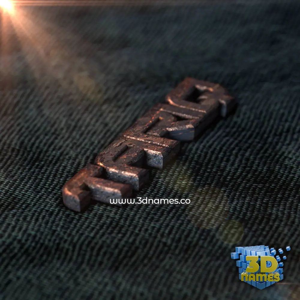 tariq in Rusty Metal style - 3D name wallpaper