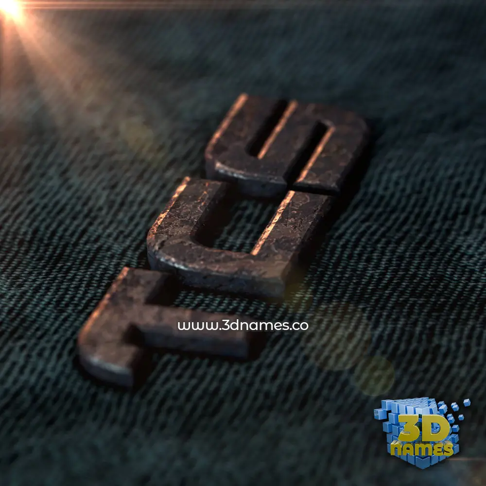 tcs in Rusty Metal style - 3D name wallpaper