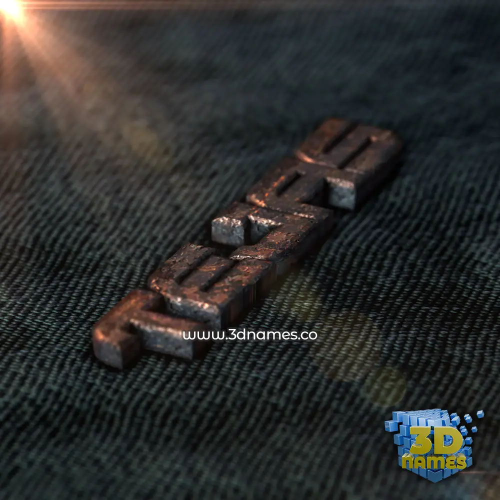 tejas in Rusty Metal style - 3D name wallpaper