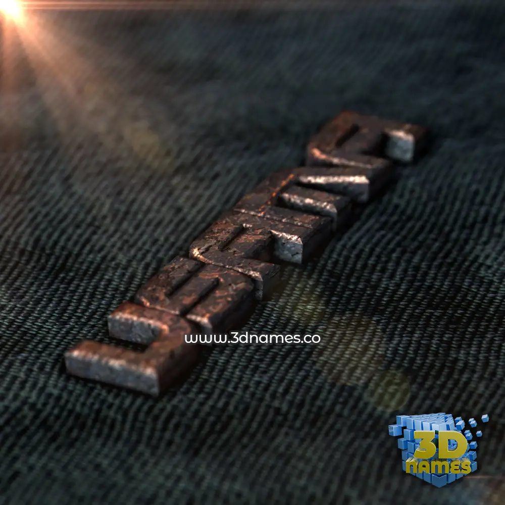 usama in Rusty Metal style - 3D name wallpaper