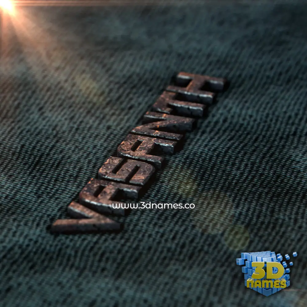 vasanth in Rusty Metal style - 3D name wallpaper
