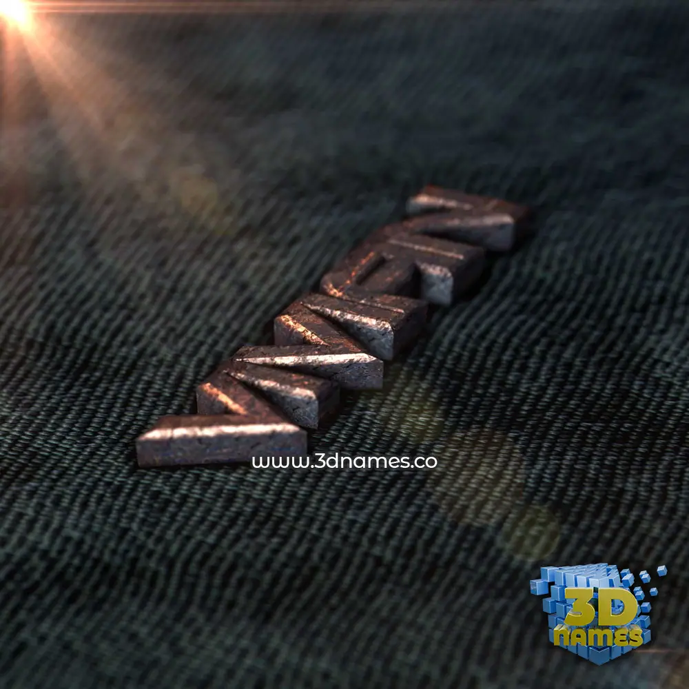 vivian in Rusty Metal style - 3D name wallpaper