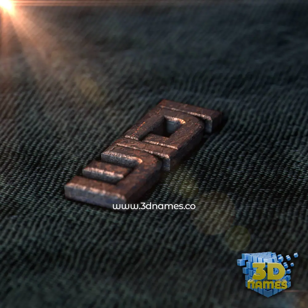 widi in Rusty Metal style - 3D name wallpaper