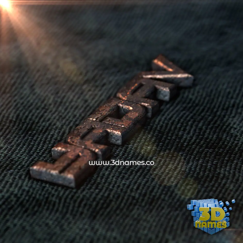 yadav in Rusty Metal style - 3D name wallpaper