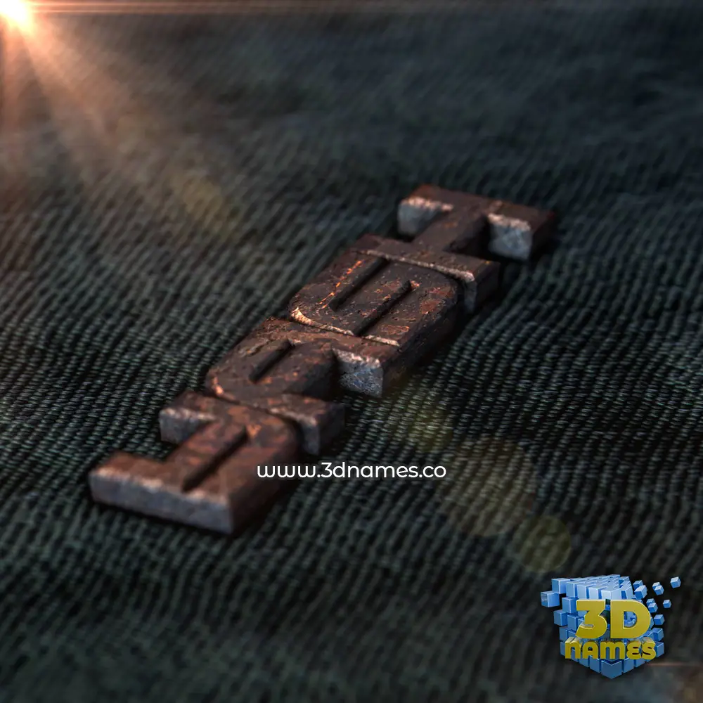 yash in Rusty Metal style - 3D name wallpaper