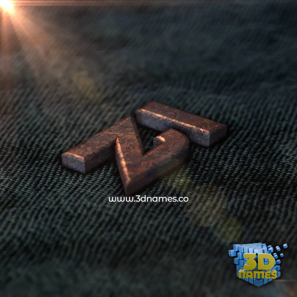 zi in Rusty Metal style - 3D name wallpaper