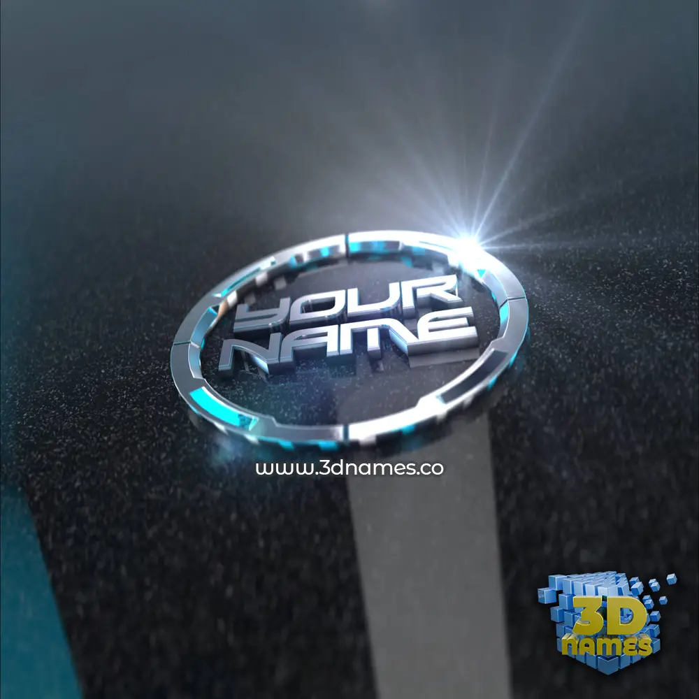 your name in Black Metalic style - 3D name wallpaper