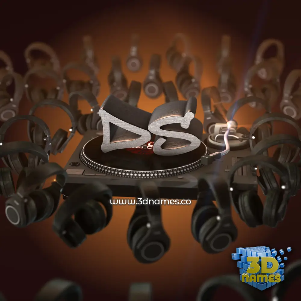 ds in DJ Yourself style - 3D name wallpaper