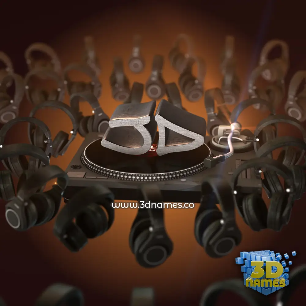 jd in DJ Yourself style - 3D name wallpaper