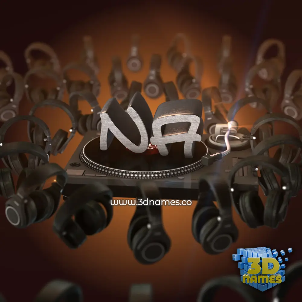 na in DJ Yourself style - 3D name wallpaper