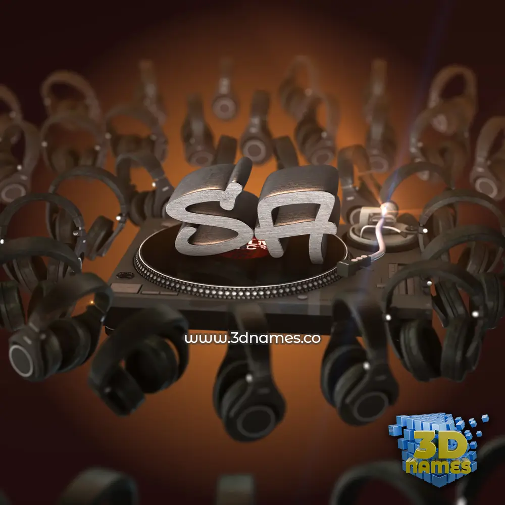 sa in DJ Yourself style - 3D name wallpaper