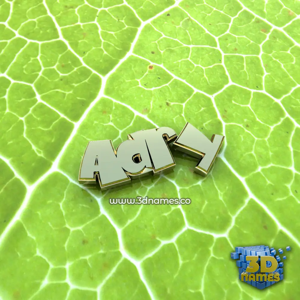 adry in Gold Leaf style - 3D name wallpaper