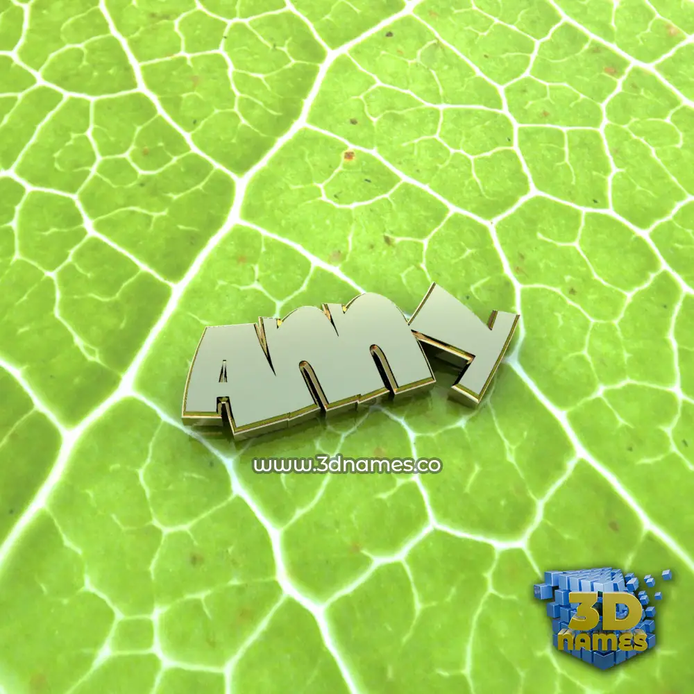 anny in Gold Leaf style - 3D name wallpaper