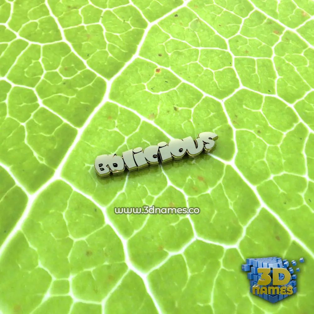 bblicious in Gold Leaf style - 3D name wallpaper