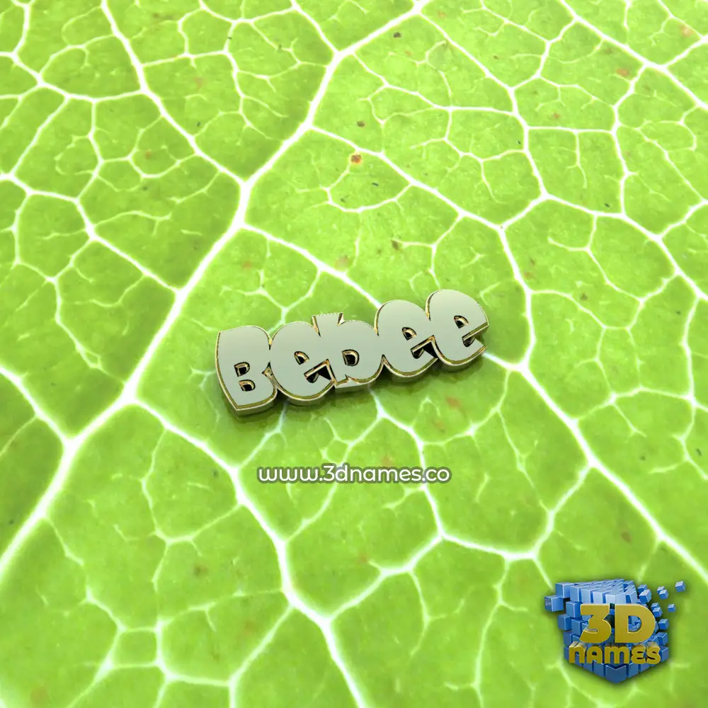 bebee in Gold Leaf style - 3D name wallpaper