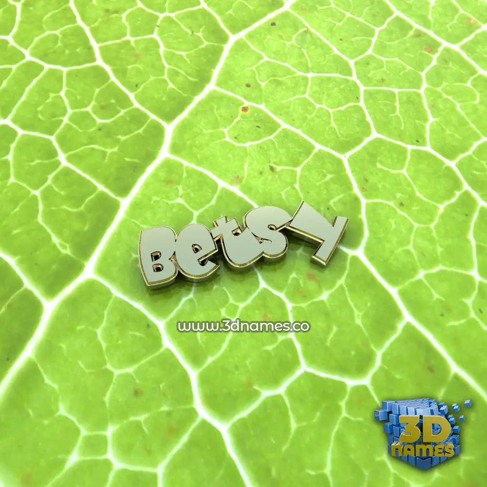 betsy in Gold Leaf style - 3D name wallpaper