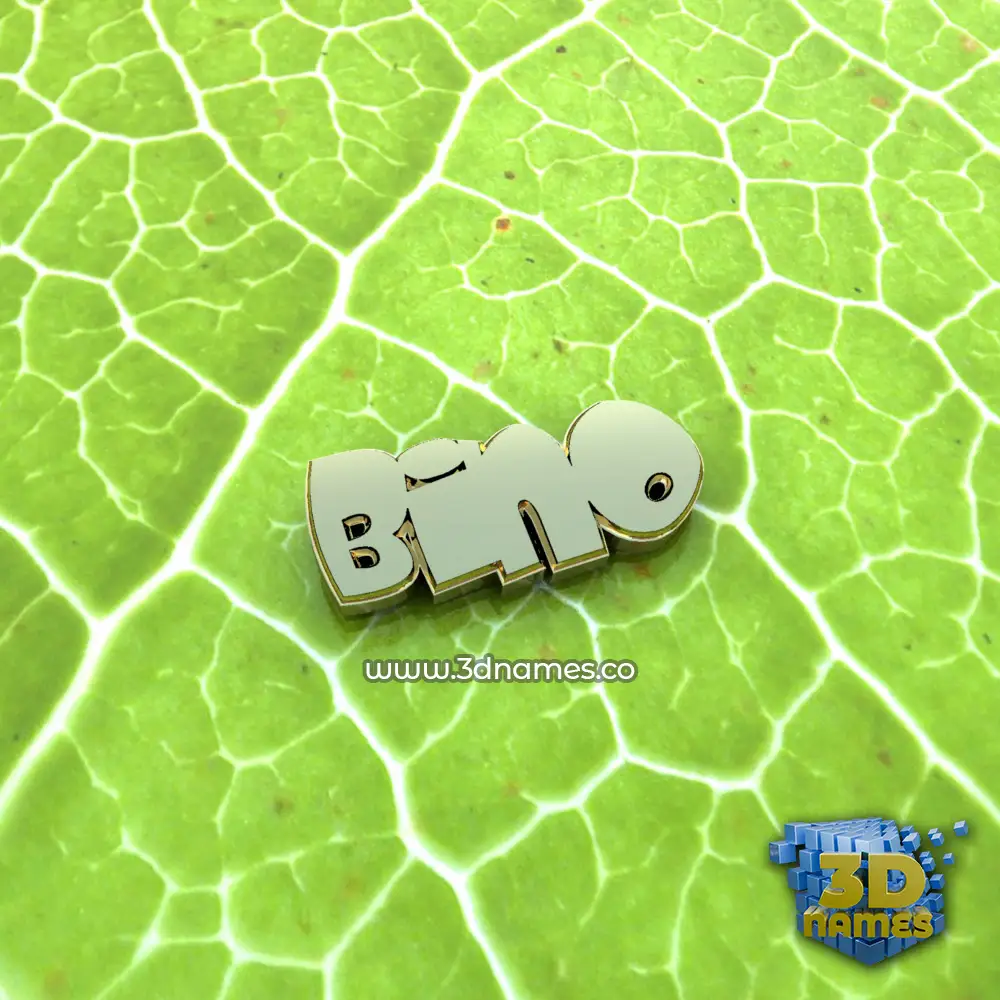 bino in Gold Leaf style - 3D name wallpaper