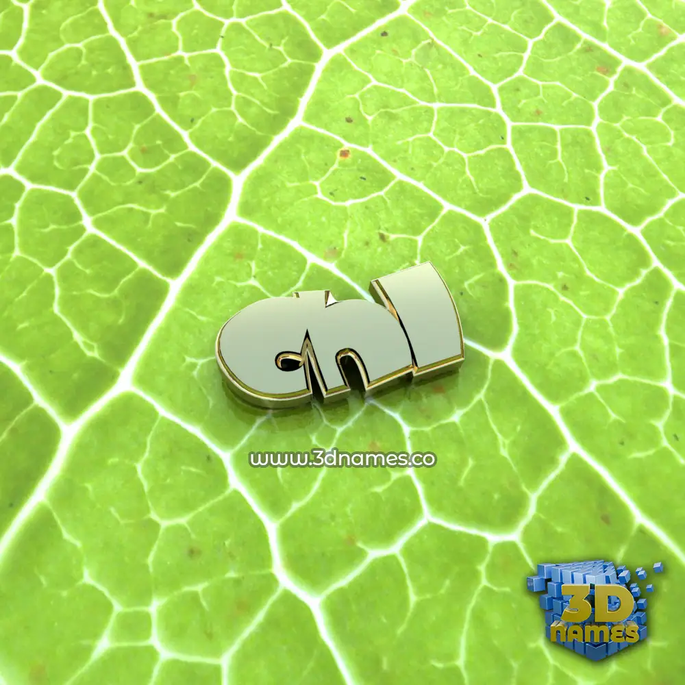 chl in Gold Leaf style - 3D name wallpaper