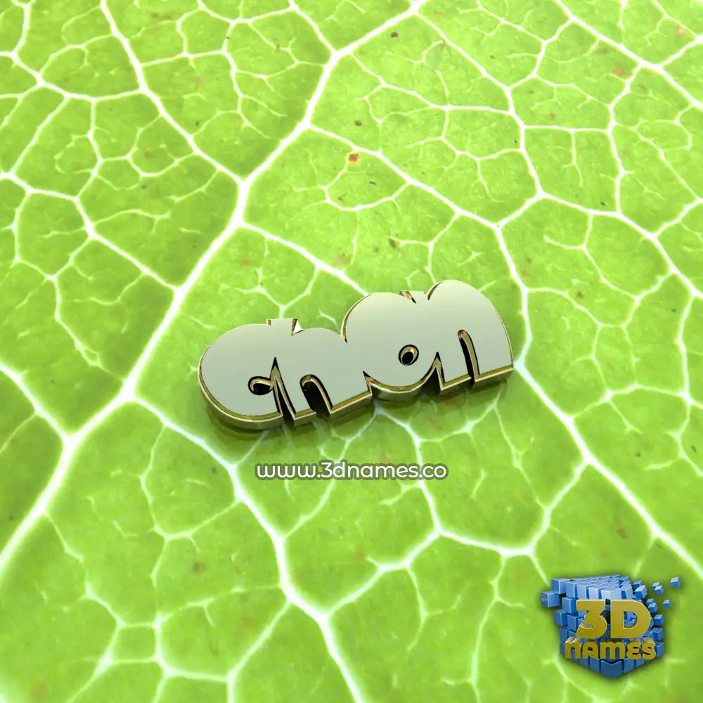 chon in Gold Leaf style - 3D name wallpaper