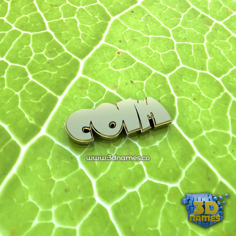 colm in Gold Leaf style - 3D name wallpaper